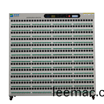 斜(xie)麵型(xing)192位(wei)電(dian)源適(shi)配(pei)器老化(hua)架